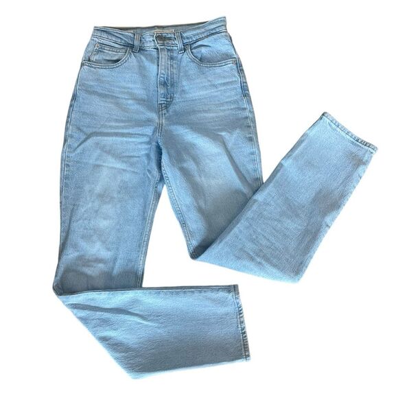 Levis Premium 70s High Slim Straight Denim Jeans Womens Size 25 - Picture 1 of 12